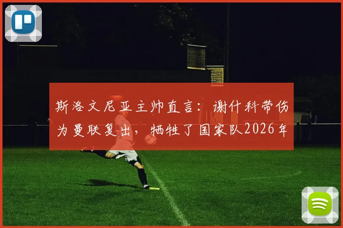 斯洛文尼亚主帅直言：谢什科带伤为曼联复出，牺牲了国家队2026年利益