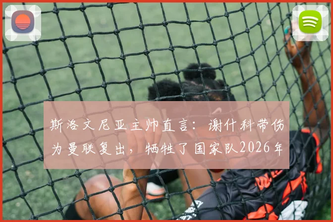 斯洛文尼亚主帅直言：谢什科带伤为曼联复出，牺牲了国家队2026年利益